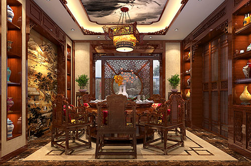 耒阳温馨雅致的古典中式家庭装修设计效果图
