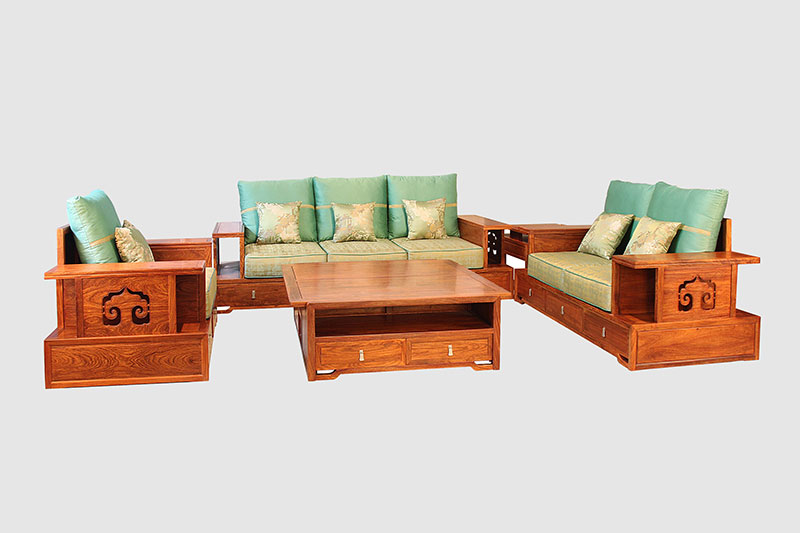耒阳中式实木沙发简直太美了